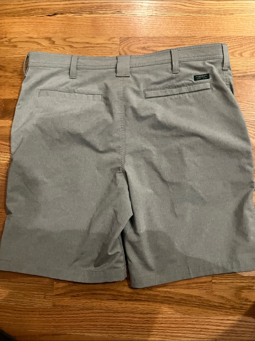 Foundry Green & Gray Striped Polo Sz 2XT with GH Bass Gray Short 40x10 EUC - Picture 8 of 9
